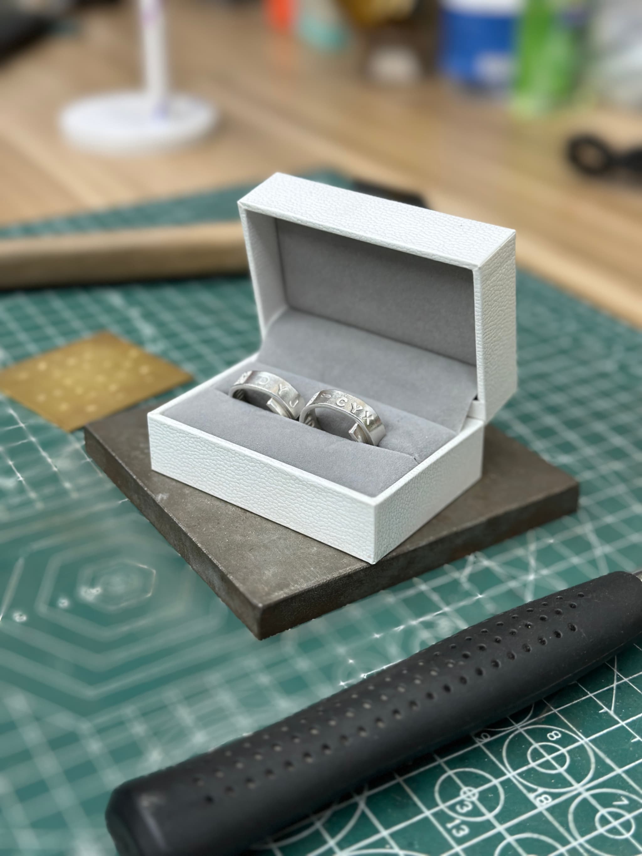 First of our many rings to have 💞💞