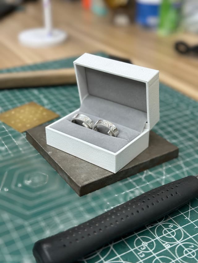 First of our many rings to have 💞💞